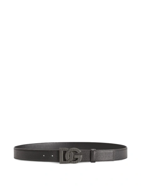 Curea Dolce & Gabbana neagra din piele
