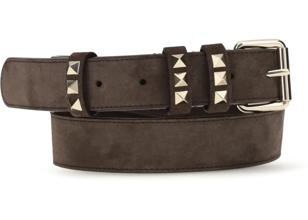 Curea Rockstud suede Belt