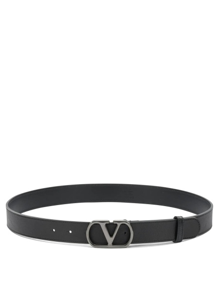 Curea "VLogo Signature" Leather Belt