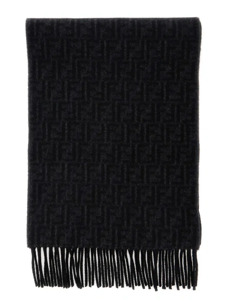 Esarfa FF WOOL CON FRANGE