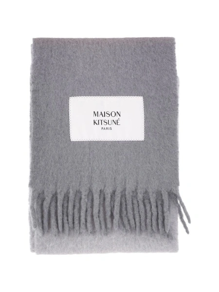 Esarfa MAISON KITSUNÉ gri