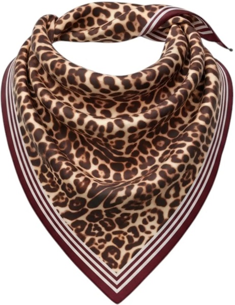 Esarfa Silk scarf 'Printed Nicki Silk Lepard'