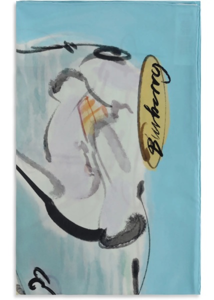 Esarfa Swan lake silk Scarf