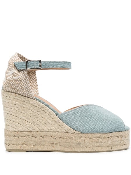 Espadrile CASTAÑER albastre din material textil
