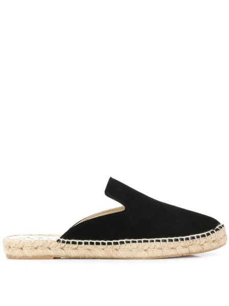 Espadrile Manebí negre din piele