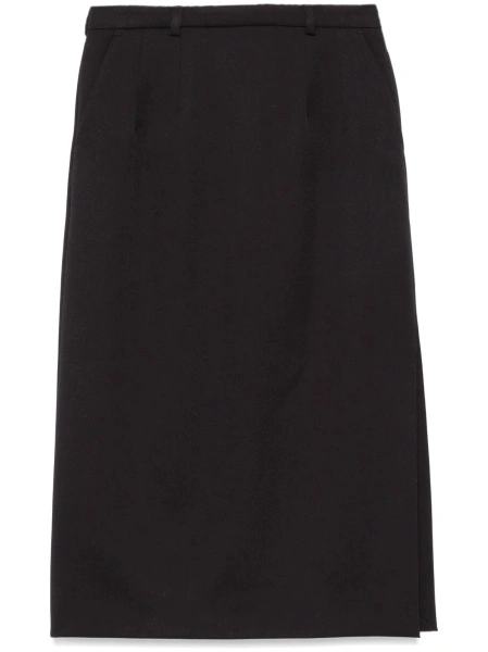 Fusta Dolce & Gabbana neagra din lana