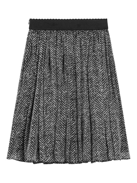 Fusta Dolce & Gabbana neagra din matase