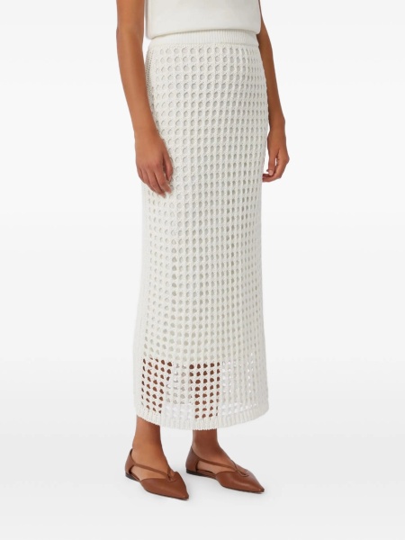 Fusta drepte Max Mara alba