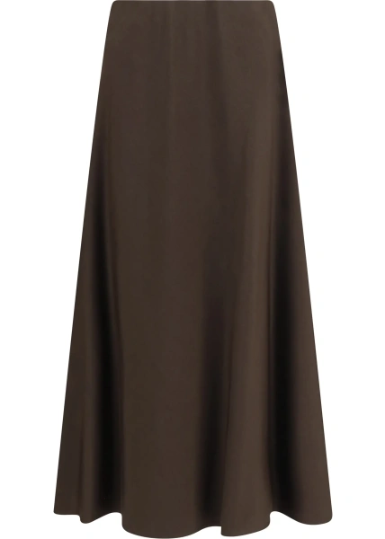Fusta Flute virgin wool and viscose twill Skirt