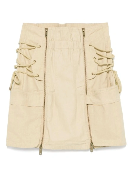 Fusta Isabel Marant neutra din bumbac
