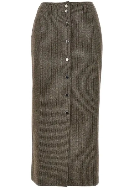Fusta Knitted midi skirt