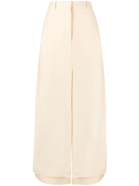 Fusta Lanvin neutra din corn si matase