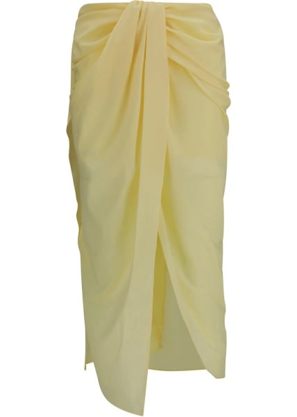Fusta Pareo Skirt in stretch muslin