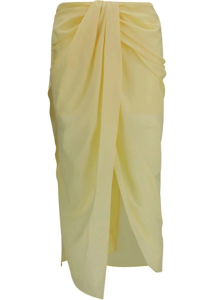 Fusta Pareo Skirt in stretch muslin