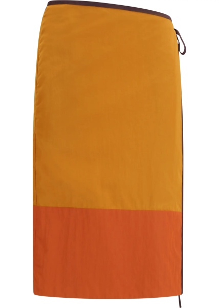 Fusta Tie-detail colour-block Skirt