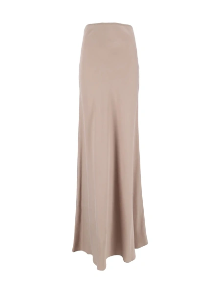 Fuste PEACHSKIN FLUID LONG SKIRT