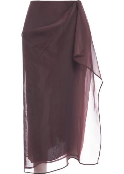 Fuste Silk maxi skirt 'Niri'