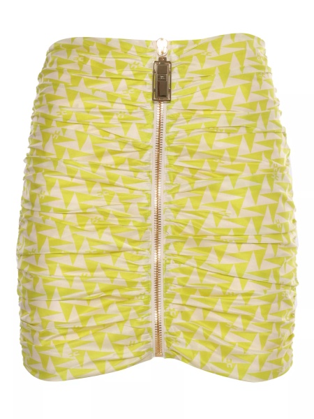 Fuste Yellow skirt with zip