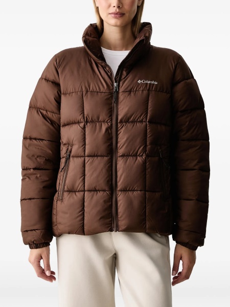 Geaca de iarna Columbia maro din polyester