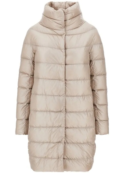 Geaca de Iarna 'Dora' Ultralight nylon midi down jacket