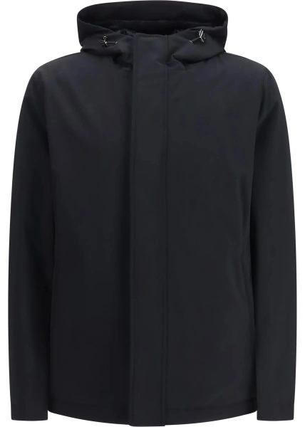 Geaca de iarna Herno neagra din nylon
