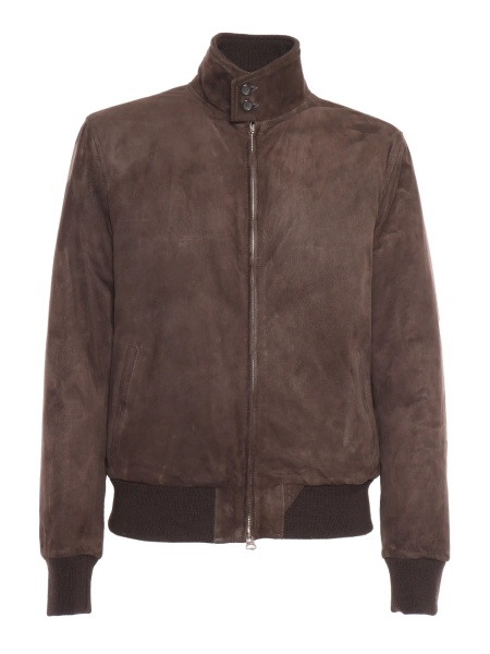 Geaca de Iarna JACKET WITH DOUBLE SLIDER ZIP, BARRACUDA COLLAR WITH 2BUTTONS, 2WELT SIDE POCKETS, BOTTOM GARMENT AND CUFFS IN RIB KNIT. GOOSE DOWN PADDING.