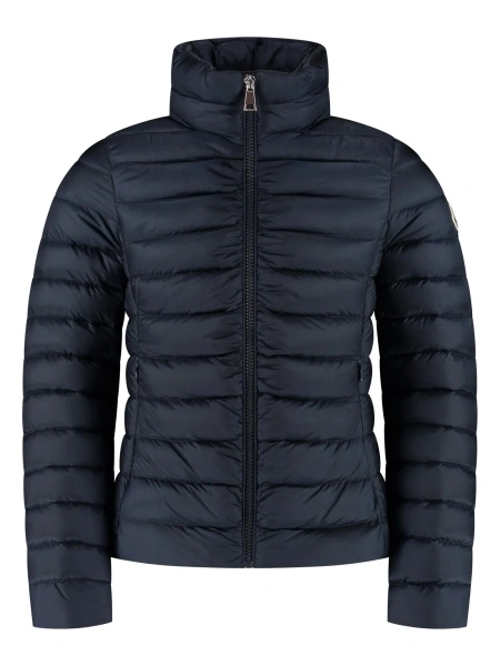 Geaca de iarna Moncler albastra din poliamida
