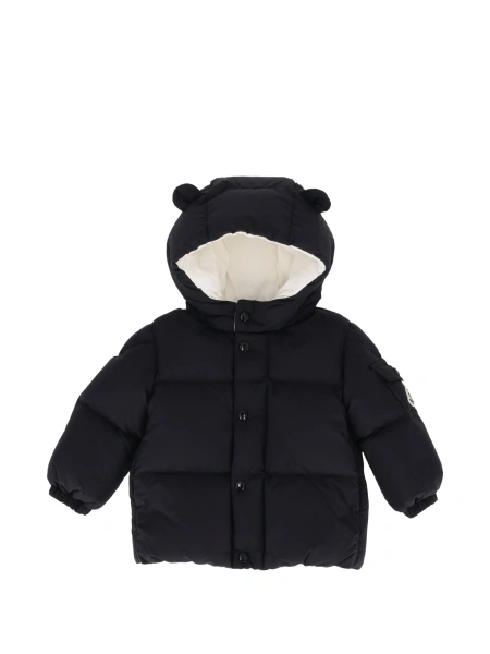Geaca de iarna Moncler neagra din polyester