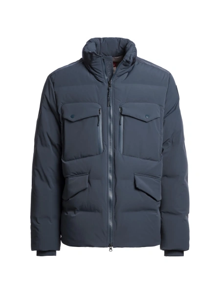 Geaca de iarna Parajumpers gri din poliamida si spandex/elastan