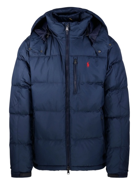 Geaca de iarna Ralph Lauren albastra din polyester