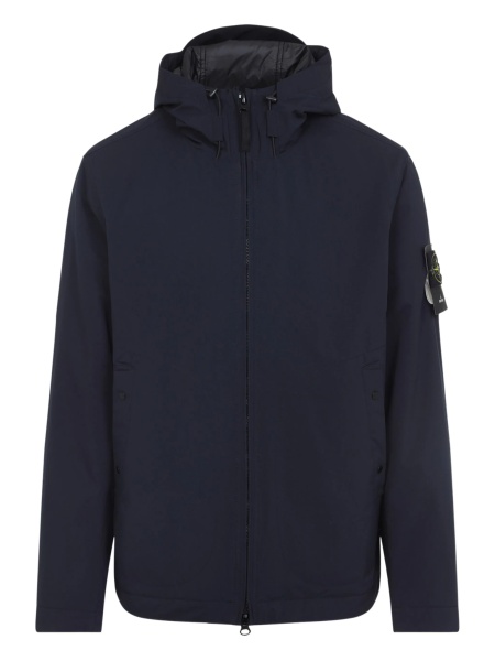 Geaca de iarna Stone Island albastra
