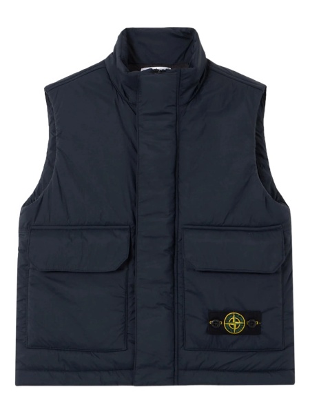 Geaca de iarna Stone Island albastra