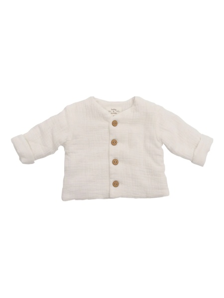 Geaca de iarna TEDDY & MINOU neutra din bumbac