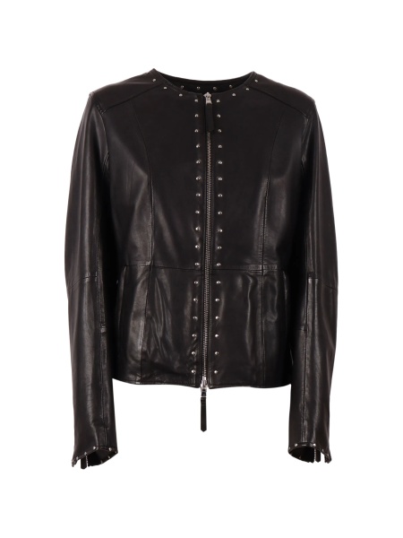 Geaca de piele Bully neagra