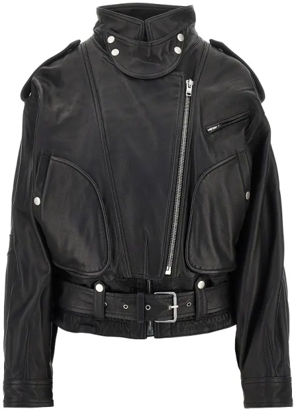 Geaca de Piele 'Farza' leather biker jacket