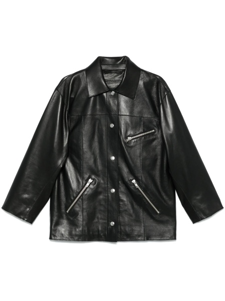 Geaca de piele STAND STUDIO neagra