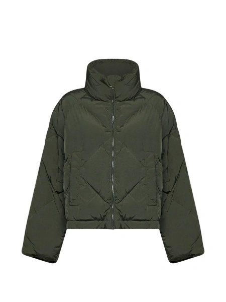 Geaca Oversize Weekend MaxMara verde din poliamida