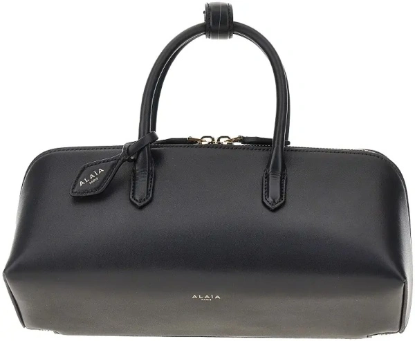 Geanta de mana Box leather small 'Delta' bag