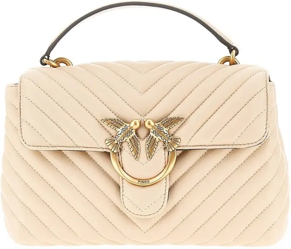 Geanta de mana Chevron nappa leather mini Love Lady Puff bag