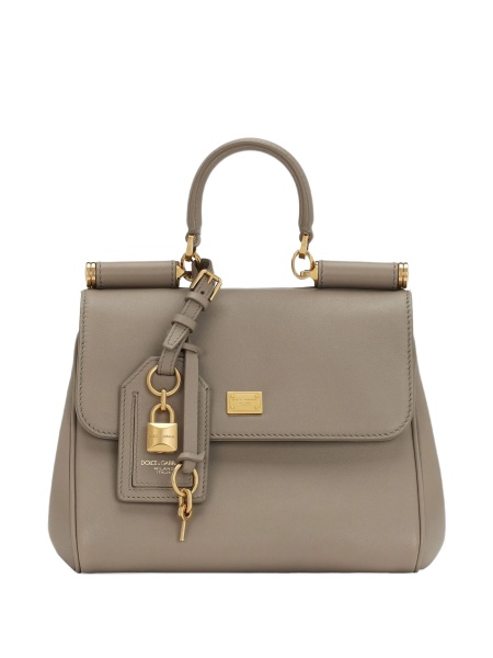 Geanta de mana Dolce & Gabbana neutra din piele si pvc