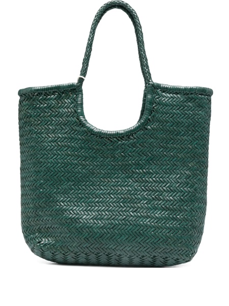 Geanta de mana DRAGON DIFFUSION verde din piele