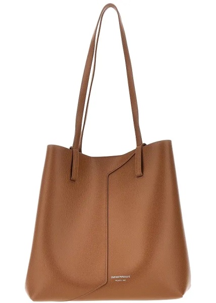 Geanta de mana 'Emporio Armani 1981' leather shopping bag