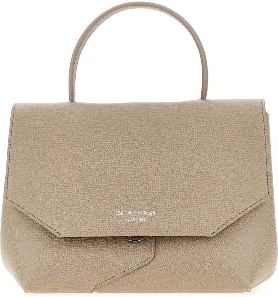 Geanta de mana 'Emporio Armani 1981' top-handle leather bag