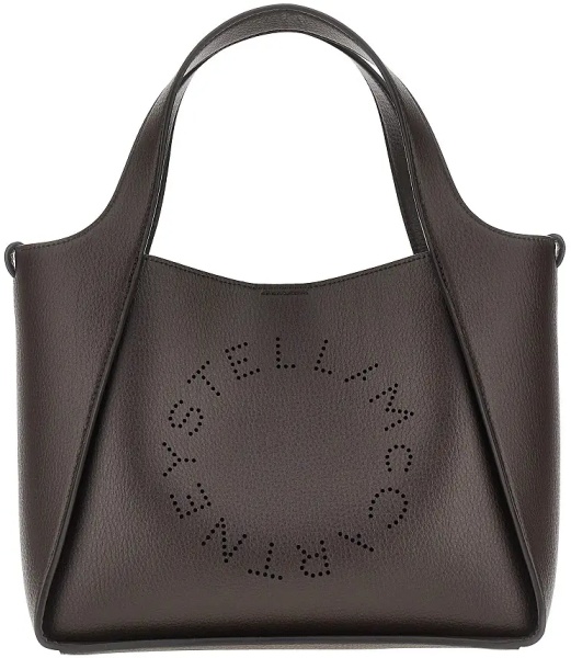 Geanta de mana Grained vegan leather 'Stella Logo' bag