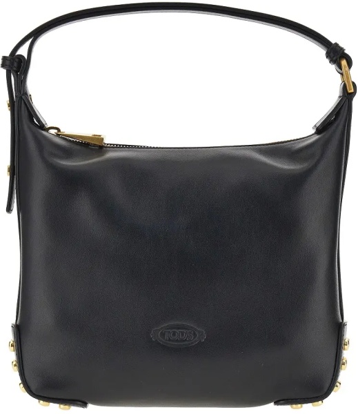 Geanta de mana Leather Metal Dots Mini Bag