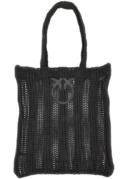 Geanta de mana Medium faux raffia Easy Tote Bag