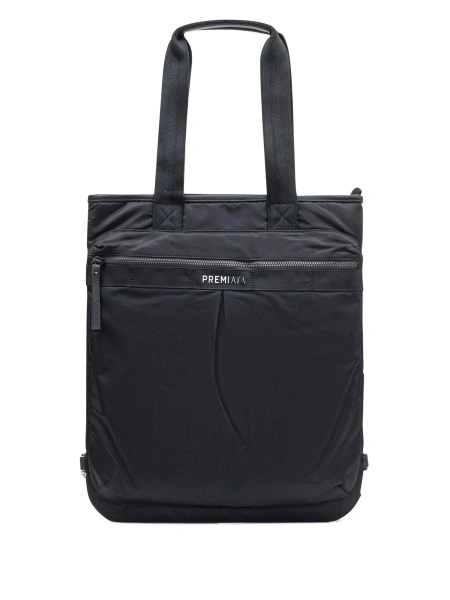 Geanta de mana Premiata neagra din metal si polypropylene