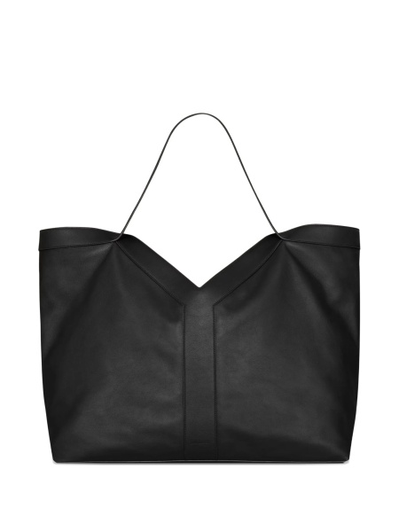 Geanta de mana Saint Laurent neagra din piele