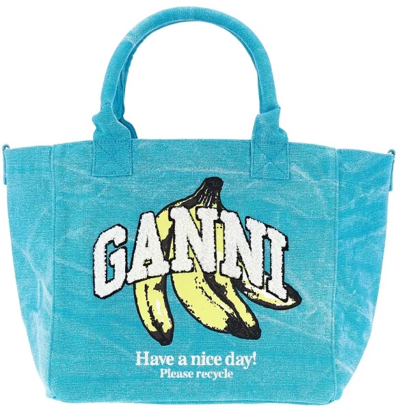 Geanta de mana Shopping bag with Banana print