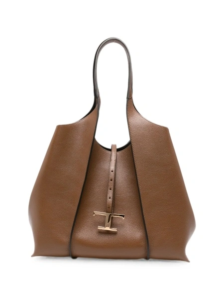 Geanta de mana TOD'S maro din piele
